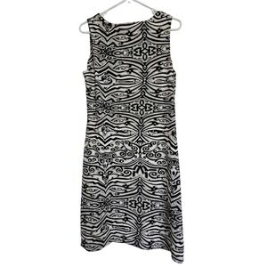 Jude Connally Black and White Sleeveless Dress